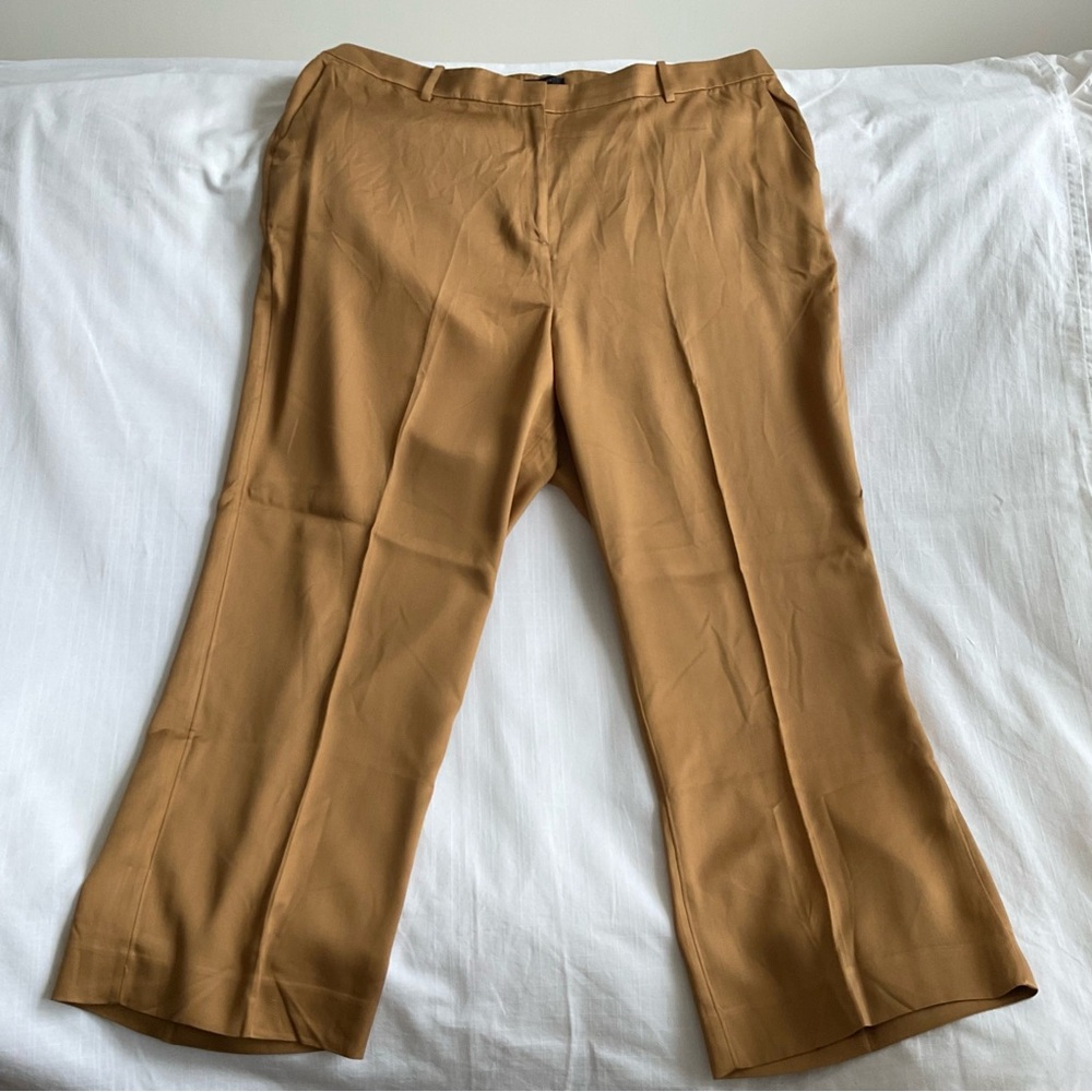J. Crew | Wide-Leg Pleated Twill Trouser Pant | Size 20